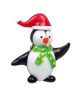 【9月下旬入荷予定】ガラスクリスマス　ペンギン