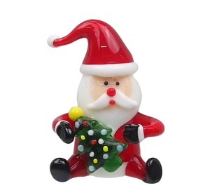 【9月下旬入荷予定】ガラスクリスマス　ツリーサンタ
