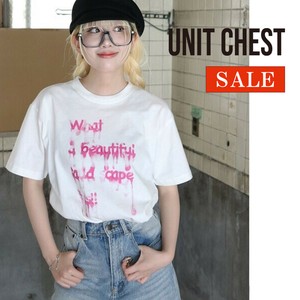【SALE】UNIT CHEST オリジナルTシャツ DRIP INK T-shirt ユニセックス/UNIT CHEST