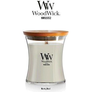 WoodWick(ウッドウィック)アロマキャンドル 【ブランド箱無】 アワーグラス ウォームウール NW92052