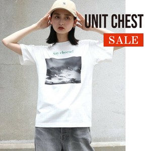 【SALE】フォトグラファーコラボTシャツ Say cheese！T-shirt ユニセックス/UNIT CHEST