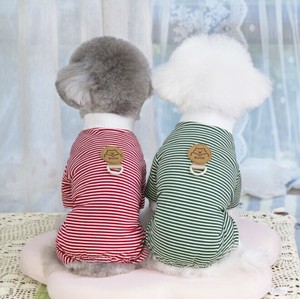 服 犬用 春夏 ストライプ ペット用品 BQ7319