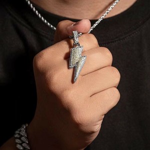 ステンレス稲妻　メンズ　ネックレス ネックレス レディース　ネックレス 　メッキ ネックレス シルバー