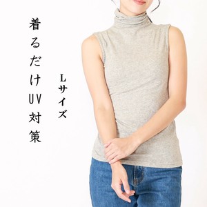 Undershirt UV Protection Bottle Neck Tank Top L Size