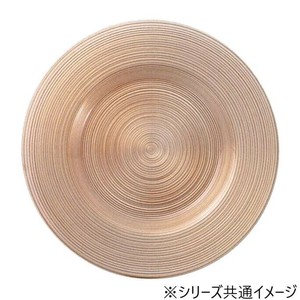 福井クラフト　28cmトライタンリムプレート　金パール 90052870