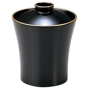 福井クラフト　水仙小吸椀 黒茶天金 12023430