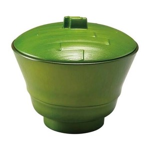 (食洗機対応)竹型椀(小)　若竹(内朱)　31000320