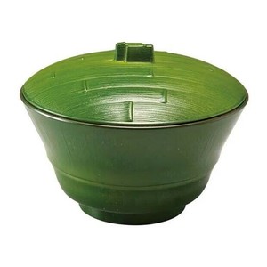 (食洗機対応)竹型椀(大)　若竹(内朱)　31000390