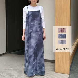25S/S 新作！マーブル柄のチュールキャミワンピース【 予約販売】