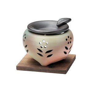 山房丸三つ足茶香炉窯変 Y-1106