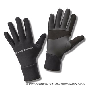 ハヤブサ FOURON　ネオプレングローブ　フルフィンガー ブラック 3L Y4195-3L-90