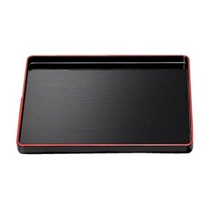 千筋長手盆 黒天朱SL(ノンスリップ加工) 尺2 50304960