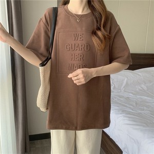 ボックスロゴエンボス加工半袖Tシャツ トップス 春夏