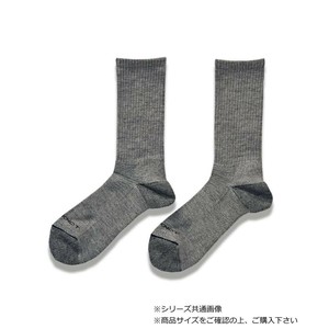 ハヤブサ レイヤーテック　ミドルソックス　先丸 チャコール 26 Y5145-26-93