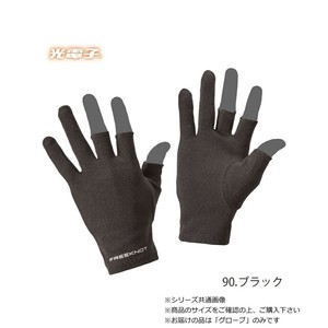 ハヤブサ レイヤーテック　インナーグローブ　3本カット ブラック M Y4611-M-90