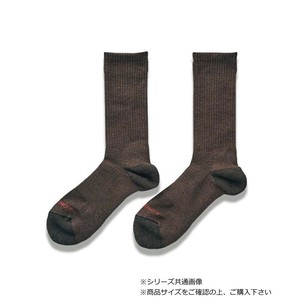 ハヤブサ レイヤーテック　ミドルソックス　先丸 ブラウン 23 Y5145-23-30