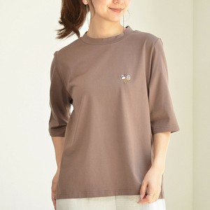T-shirt Ice Cream High-Neck Cut-and-sew 5/10 length Made in Japan
