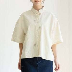 【新ブランド】【2025年4月新作】花刺繍入り半袖ブラウス（C18100C）