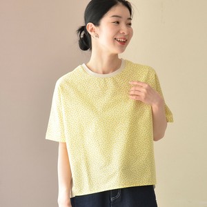 T-shirt Dolman Sleeve Floral Pattern Cut-and-sew Made in Japan