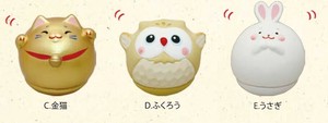 RD*NEWゆらゆら満丸福　起き上がり　ふくろう　うさぎ