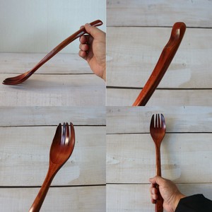 ☆長さがあるから色んな用途に使い分けできる大きさ【特価・限定品】ロングサーバーフォーク　スリ