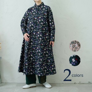 2025年秋冬新作！入荷！【小花刺繡ワンピース】emago ナチュラル カジュアル 北欧 大人の