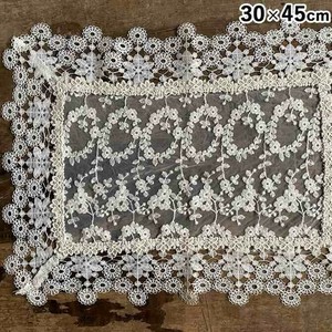 ★決算10％OFF★【新商品】ﾚｰｽ雑貨◆ﾒｰｶｰ直送WK◆ベルヴァーグ テーブルセンター