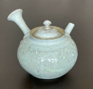 【現品限り】陶芸家　山田 想　作　白急須366（共箱付）