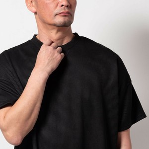 ワッフル テレコリブ ワイド 半袖Tシャツ