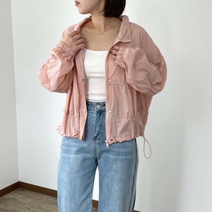 Blouson Jacket Blouson Zipped Switching Sheer [2025 NEW]