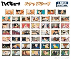 アニメ「ハイキュー!!」　スナップカード