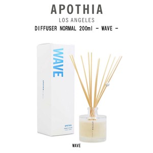 APOTHIA(アポーシア)ディフューザー ウェーブ フレグランス アロマ DIFFUSER NORMAL 200ml "WAVE"
