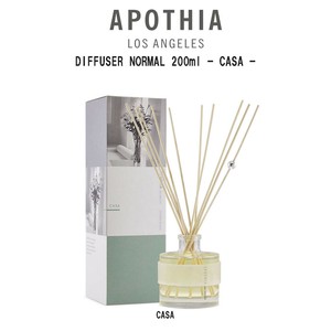 APOTHIA(アポーシア)ディフューザー カーサ フレグランス アロマ DIFFUSER NORMAL 200ml "CASA"