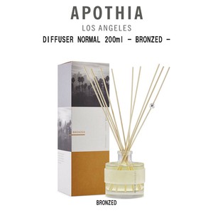 APOTHIA(アポーシア)ディフューザー ブロンズド フレグランス アロマ DIFFUSER NORMAL 200ml "BRONZED"
