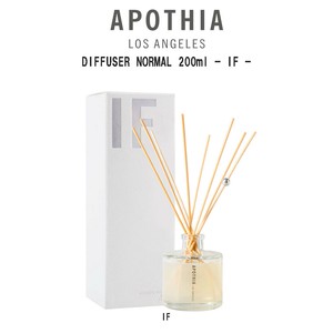 APOTHIA(アポーシア)ディフューザー イフ フレグランス アロマ DIFFUSER NORMAL 200ml "IF"