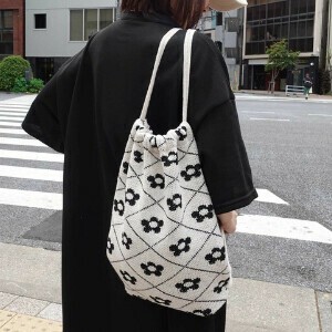 Backpack Flower Floral Pattern Back Summer Spring