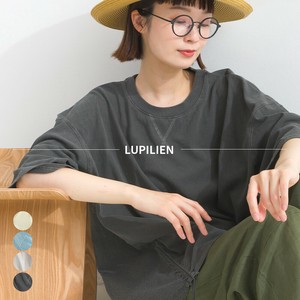 T-shirt Pigment Tunic T-Shirt Woven Fabric Switching