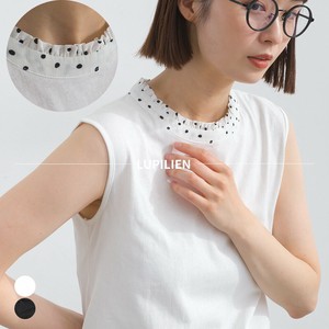 Tank Tank Top Collar Ruffle