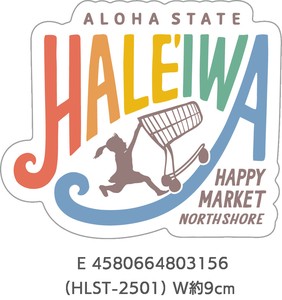 【2025年新作★】【NEW！】HALEIWA HAPPY MARKET STICKER