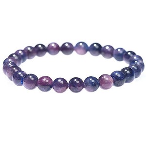 Gemstone Bracelet Sapphire Bicolor Pink 7mm