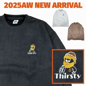 【予約販売】ポンチスウェードオジー刺繍スウェット(8月納品)【2025年秋冬新作商品】