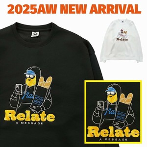 【予約販売】ダンボールMIXサガラ刺繍スウェット(9月納品)【2025年秋冬新作商品】