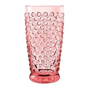 アボード ポリスチレン樹脂 ホブネイル ジャンボグラス 590ml ピンク DK23989072