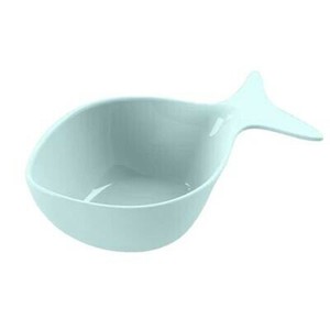 アボード メラミン樹脂 コースタルスカラップ フィッシュ型 ディップボウル 16cm アクア DN22912575