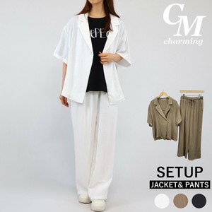Skirt Suit Cotton Linen
