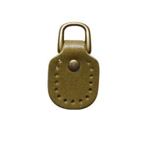 ソウヒロ joint クラフトパーツ 本革アタッチメント 大 AG 約3.2cm×6cm 2個入 755/カーキー JTKA-402