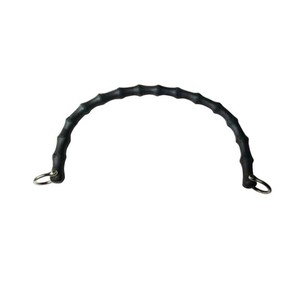 ソウヒロ Joint クラフトパーツ バンブー風樹脂持ち手1本手 850/黒マット JTM-P529