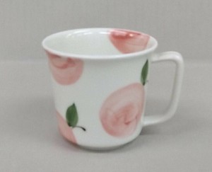 马克杯 花 粉色 日本制造