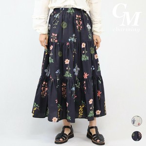 Skirt Printed Floral Tiered