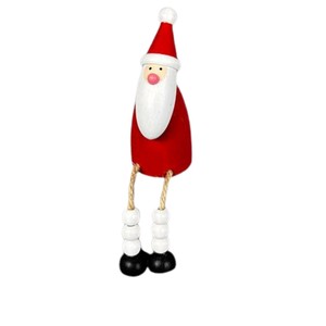 【予約販売：新商品】【2025年クリスマス】ウッドシッティングサンタスタンド